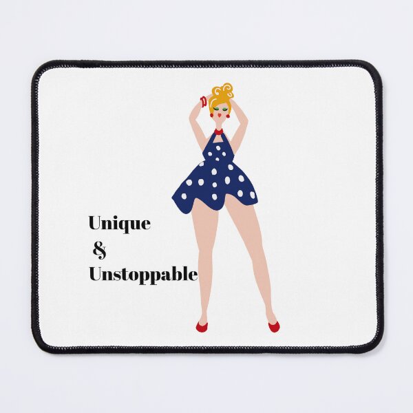 Item preview, Lady with polka dot dress designed and sold by SahudiDesigns.
