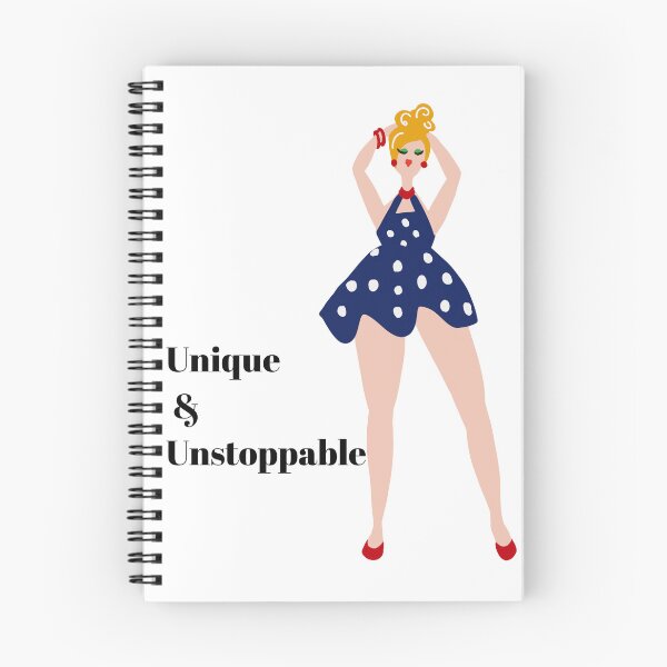 Item preview, Lady with polka dot dress designed and sold by SahudiDesigns.
