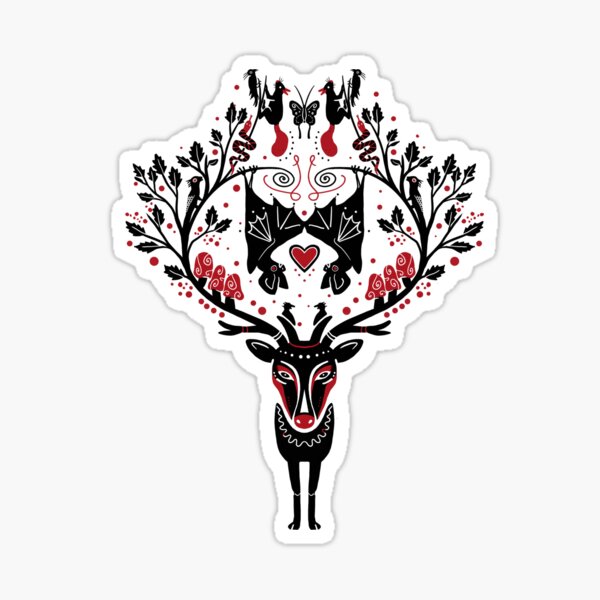 Item preview, deer in the forest designed and sold by Andrea Snuggs.