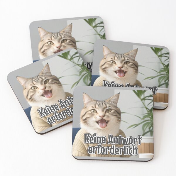 Artikelvorschau, KI-generierte Katze 02 „Keine Antwort erforderlich“ entworfen und verkauft von Cliff-Qi.