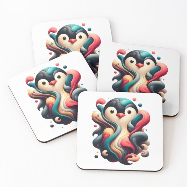 Item preview, Fluid Colorful Penguin designed and sold by Emanuel Gabrielle.