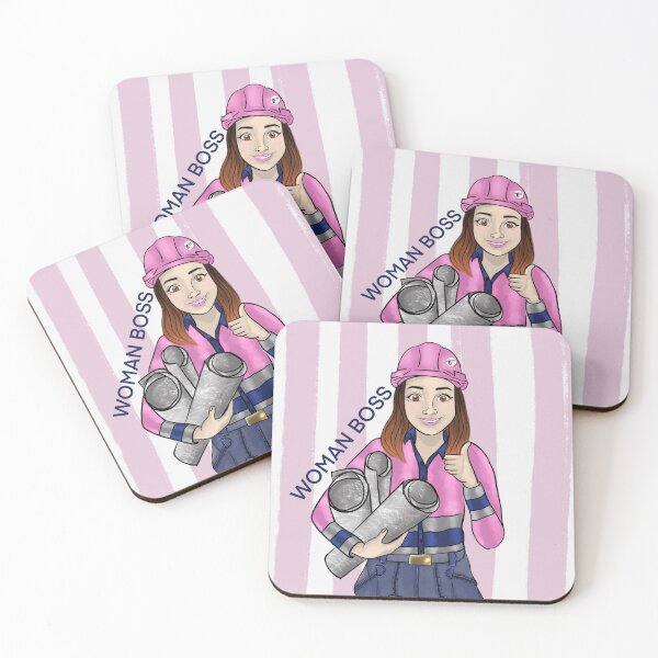 Item preview, Woman boss on job site designed and sold by Tradechicks.