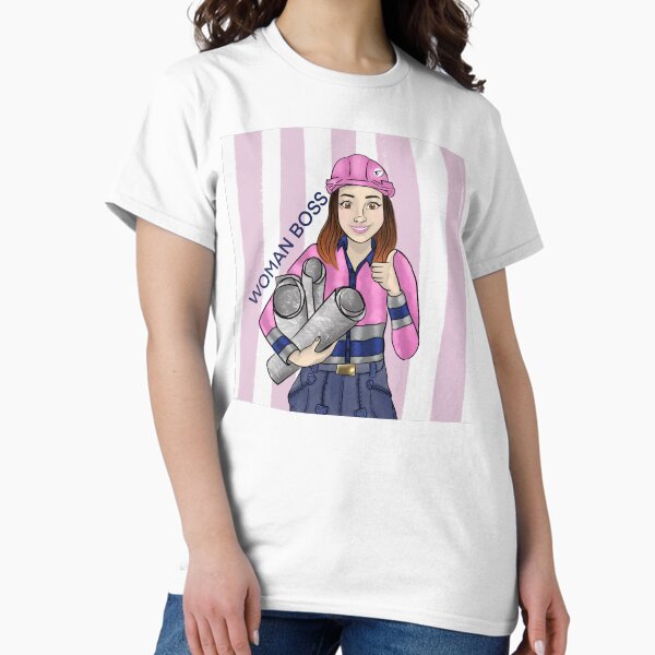 Woman boss on job site Classic T-Shirt