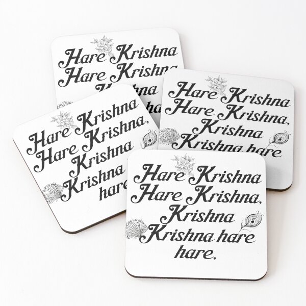 Artikelvorschau, Hare-Krishna-Mantra-Typografie-Kunst – spirituelles Gesangsdesign entworfen und verkauft von InnerDivineSoul.
