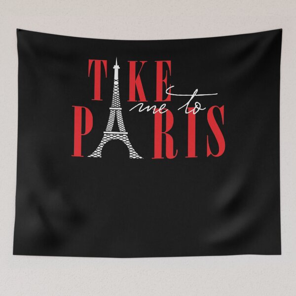 Item preview, Take Me To Paris Travel Eiffel Tower Love Romance  designed and sold by Kieran Abbott.