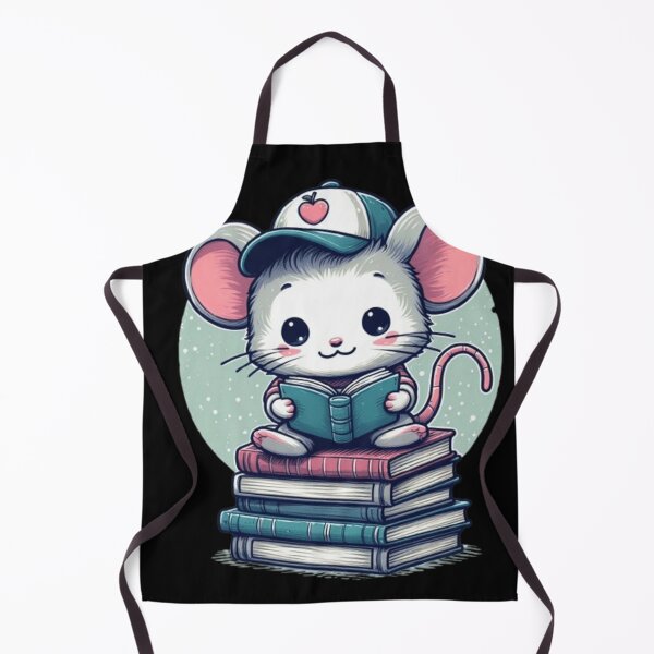 Item preview, Back to school cute mouse reading books designed and sold by Culmika.