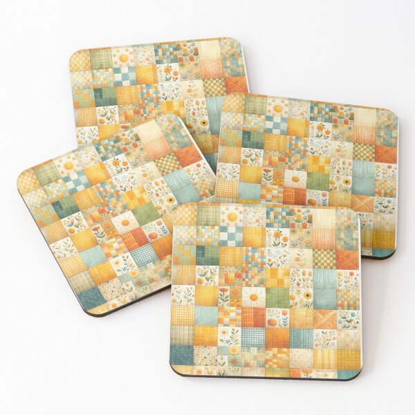 Item preview, Summer Inspired Patchwork Quilt Pattern designed and sold by PinUpPizzazz.