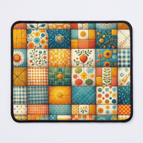 Item preview, Summer Inspired Patchwork Quilt Pattern designed and sold by PinUpPizzazz.