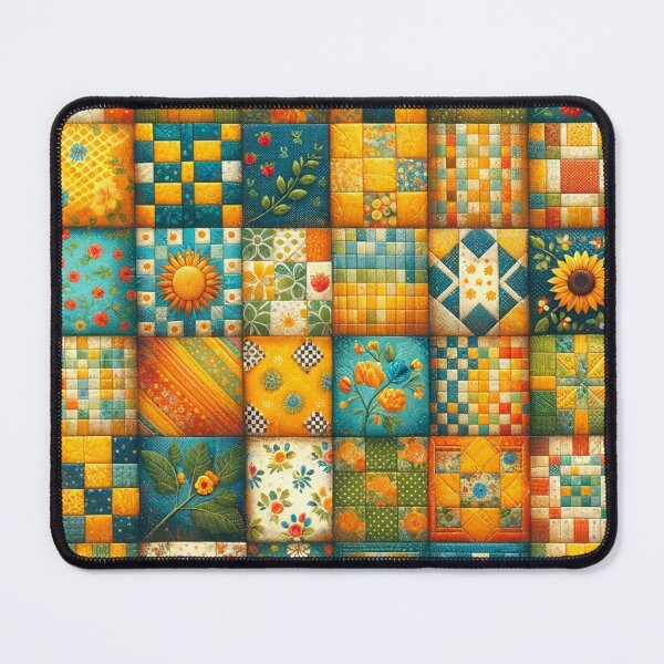 Item preview, Summer Inspired Patchwork Quilt Pattern designed and sold by PinUpPizzazz.