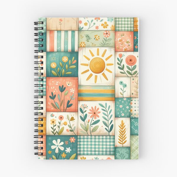 Item preview, Summer Inspired Patchwork Quilt designed and sold by PinUpPizzazz.