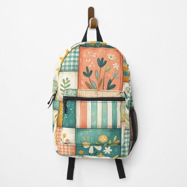Item preview, Summer Inspired Patchwork Quilt designed and sold by PinUpPizzazz.