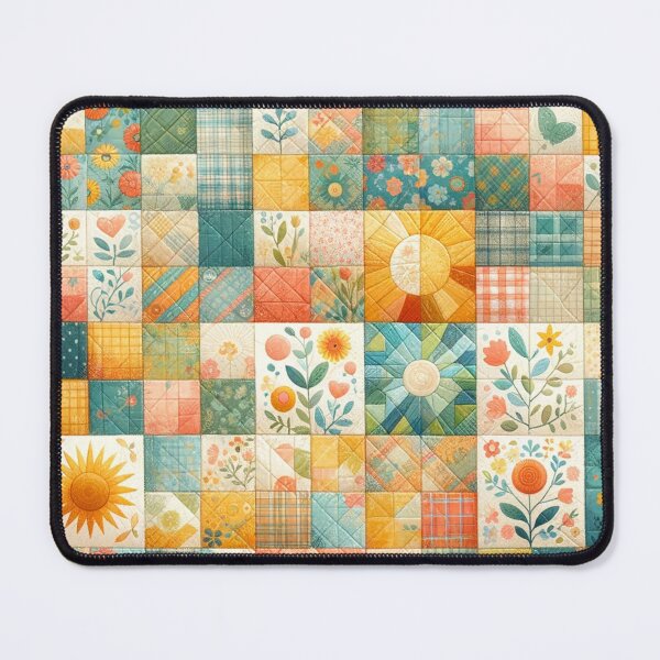 Item preview, Summer Inspired Patchwork Quilt Pattern designed and sold by PinUpPizzazz.