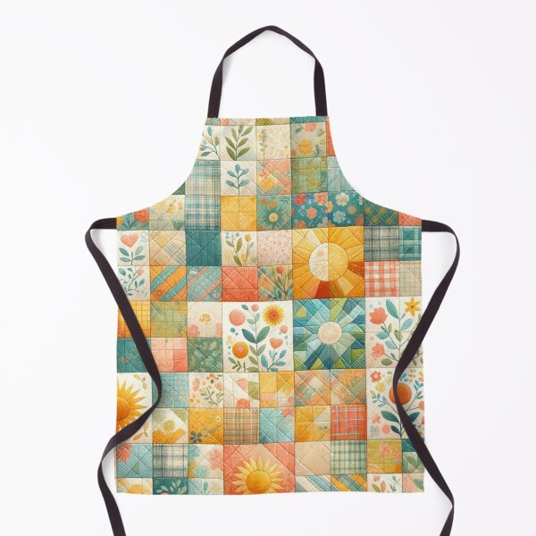 Item preview, Summer Inspired Patchwork Quilt Pattern designed and sold by PinUpPizzazz.