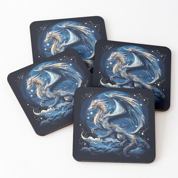 Item preview, Celestial Flight: Blue Dragon Night designed and sold by FantasyFusion.