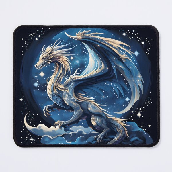 Item preview, Celestial Flight: Blue Dragon Night designed and sold by FantasyFusion.