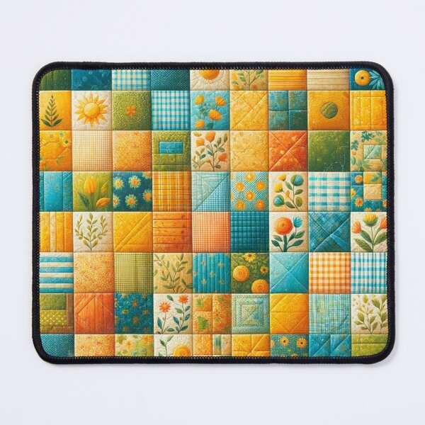 Item preview, Summer Inspired Patchwork Quilt Pattern designed and sold by PinUpPizzazz.