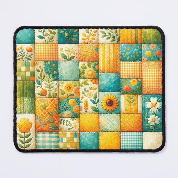 Item preview, Summer Inspired Patchwork Quilt Pattern designed and sold by PinUpPizzazz.