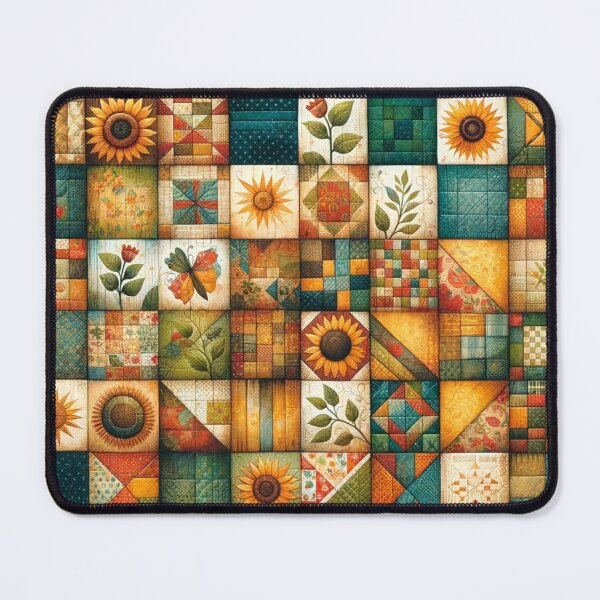 Item preview, Summer Inspired Patchwork Quilt Pattern designed and sold by PinUpPizzazz.