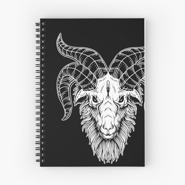 Item preview, Dark Baphomet Head Occult Demon Goat animal Tattoo Satanic designed and sold by MORSPECTIVE.