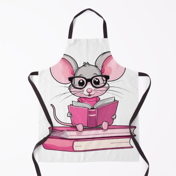Item preview, Back to school cute mouse reading books designed and sold by Culmika.