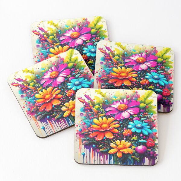 Item preview, Rainbow Blooms designed and sold by VisionGalaxyDesigns.