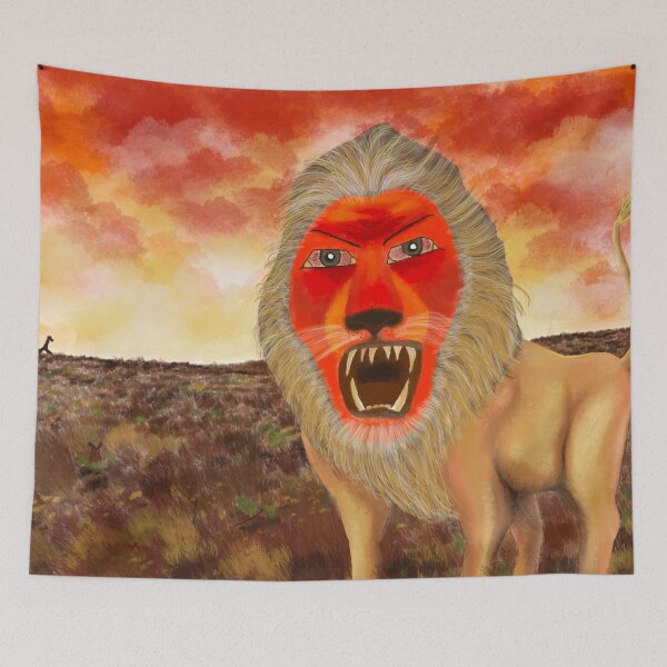 Item preview, Enraged Lion designed and sold by Helen Kay.