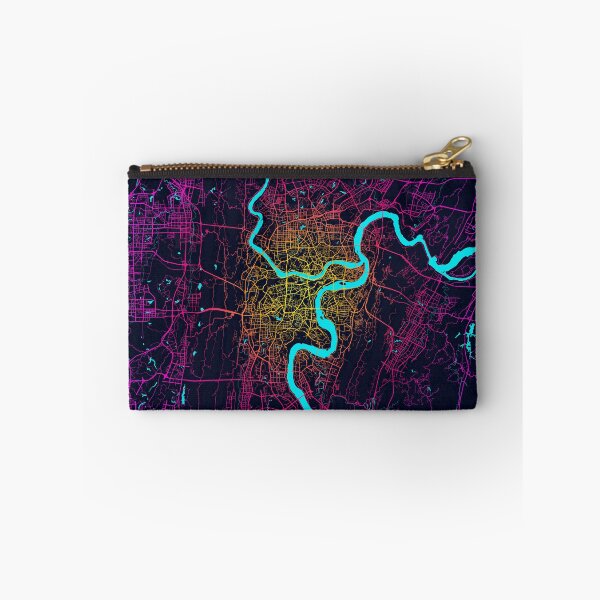 Item preview, Chongqing City Map of China - Neon designed and sold by deMAP.