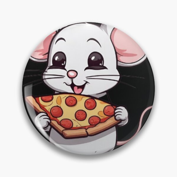 Item preview, Cute mouse with pizza designed and sold by Culmika.