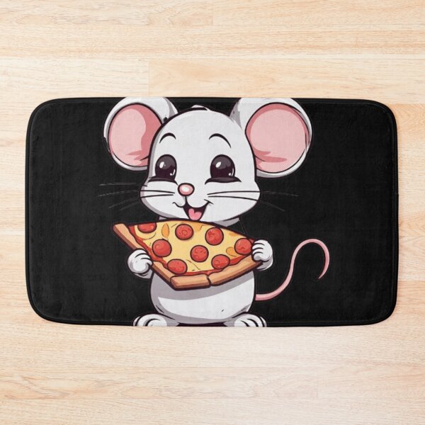 Item preview, Cute mouse with pizza designed and sold by Culmika.