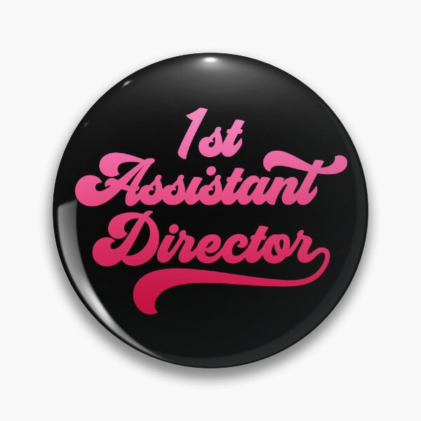Item preview, Groovy 1st Assistant Director - Hot Pink Gradient designed and sold by NermilioDesigns.