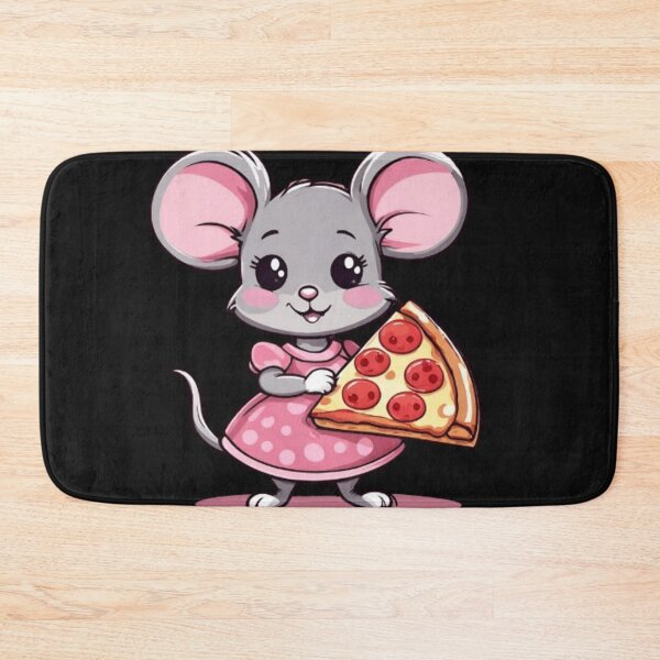 Item preview, Cute mouse with pizza designed and sold by Culmika.