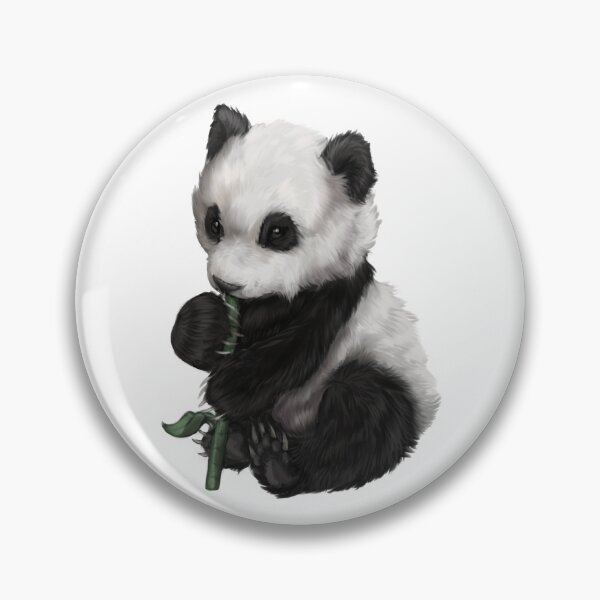 Item preview, Panda bebé comiendo bambú designed and sold by Modsecai.