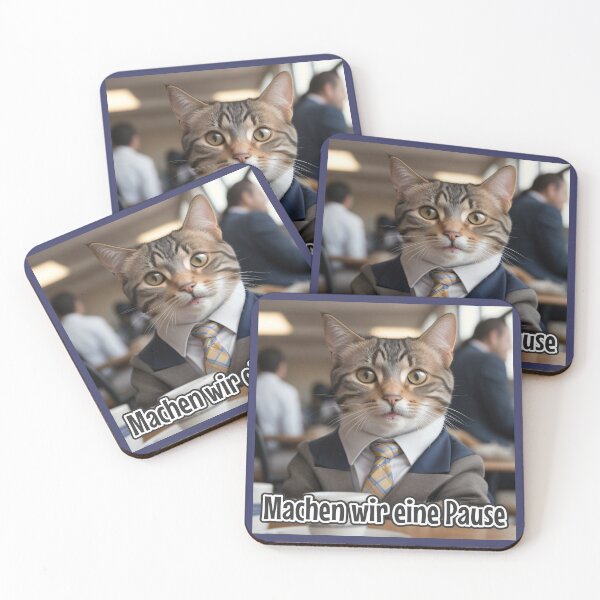 Item preview, KI-generierte Katze 02 "Machen wir eine Pause" designed and sold by Cliff-Qi.