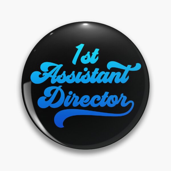 Item preview, Groovy 1st Assistant Director - Ocean Blue Gradient designed and sold by NermilioDesigns.