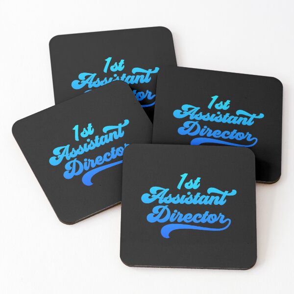 Item preview, Groovy 1st Assistant Director - Ocean Blue Gradient designed and sold by NermilioDesigns.
