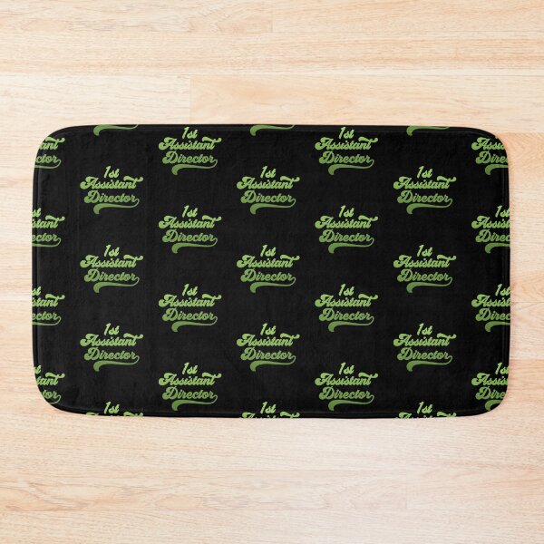 Item preview, Groovy 1st Assistant Director - Lime Green Gradient designed and sold by NermilioDesigns.
