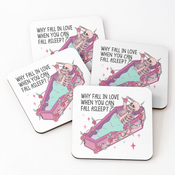 Item preview, Why Fall In Love Funny Skeleton Anti Valentine designed and sold by BetOova.