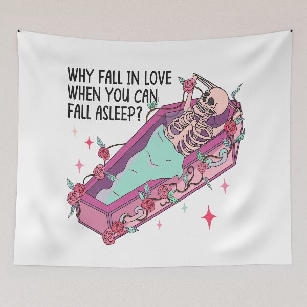 Item preview, Why Fall In Love Funny Skeleton Anti Valentine designed and sold by BetOova.