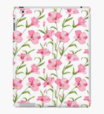 Vinilo o funda para iPad Girly se sonroja la ilustración floral moderna verde rosada