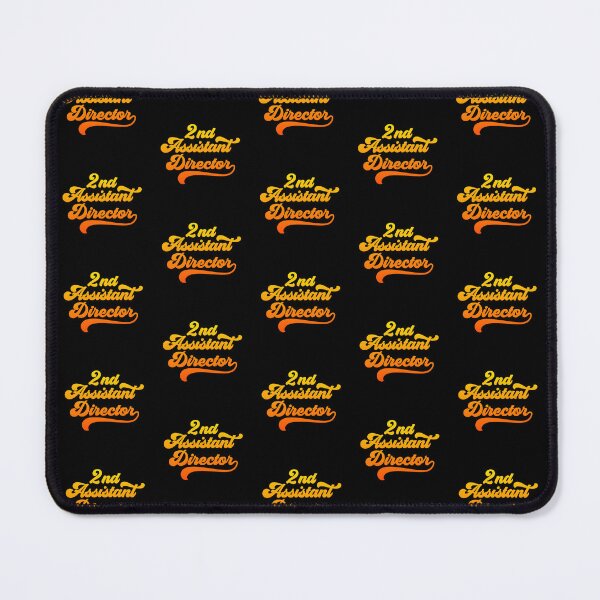 Item preview, Groovy 2nd Assistant Director - Fire Orange Gradient designed and sold by NermilioDesigns.
