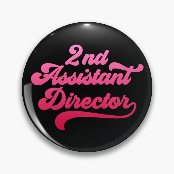 Item preview, Groovy 2nd Assistant Director - Hot Pink Gradient designed and sold by NermilioDesigns.