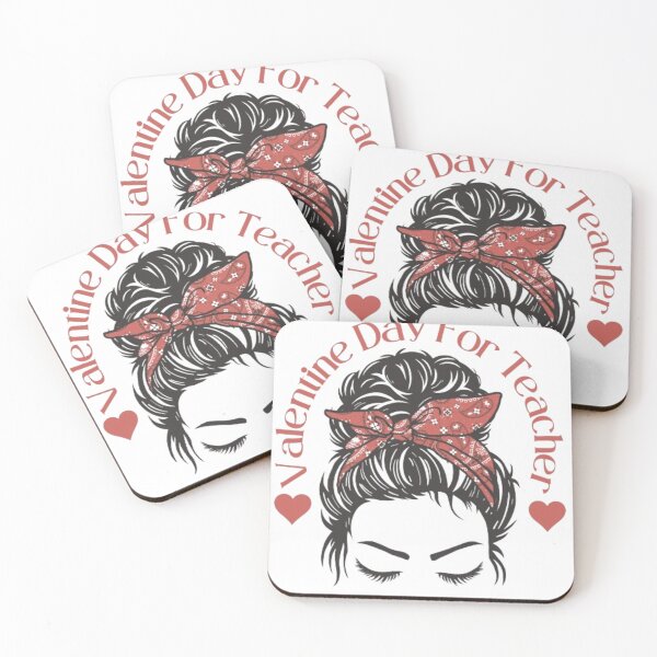 Item preview, Valentines day teacher hair bun women  designed and sold by Kawabijutsu21.