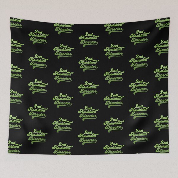 Item preview, Groovy 2nd Assistant Director - Lime Green Gradient designed and sold by NermilioDesigns.