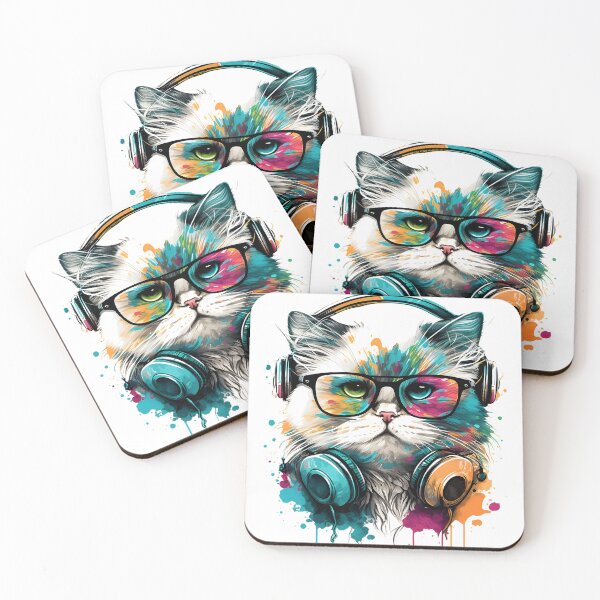 Item preview, Cool Cat DJ designed and sold by EmmazPrintz.