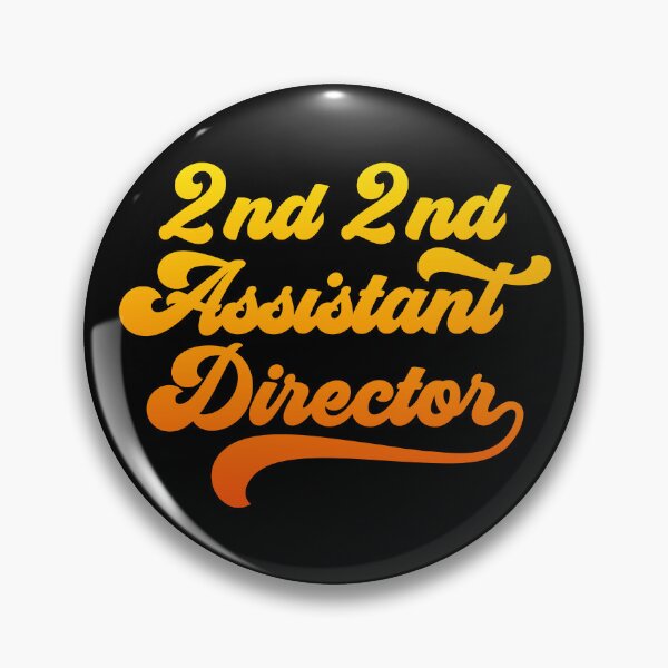 Item preview, Groovy 2nd 2nd Assistant Director - Fire Orange Gradient designed and sold by NermilioDesigns.