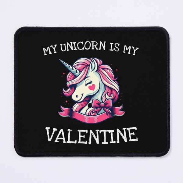 Item preview, My Unicorn is My Valentine designed and sold by HeadTurningArt.