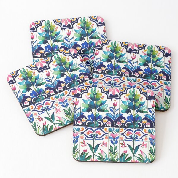 Item preview, Porcelain Garden Tile Pattern designed and sold by YuckyCat.