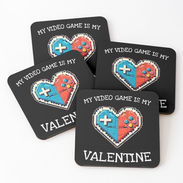 Item preview, My Video Game is My Valentine designed and sold by HeadTurningArt.