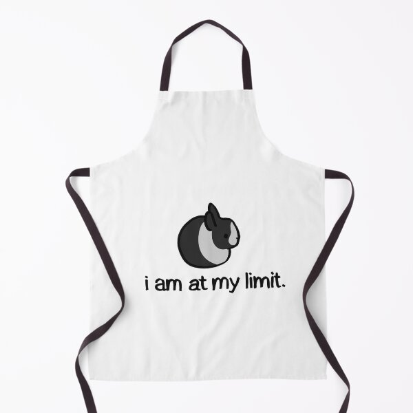 Item preview, “i am at my limit” bunny rabbit - black dutch version designed and sold by FoxDew.