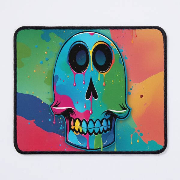Item preview, Drip & Grin: A Colorful and Playful Whimsical Skull Design designed and sold by Ravenmonkey Designs.
